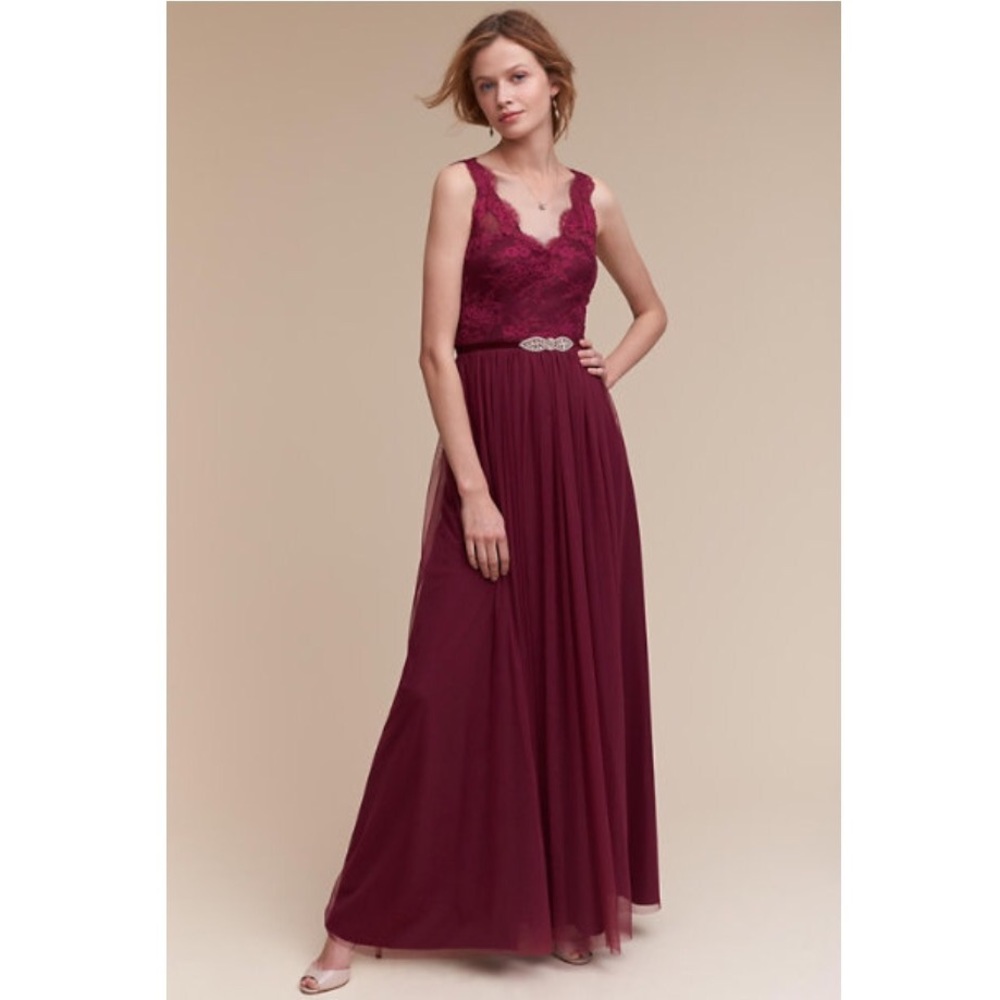 NEW BHLDN Samantha Dress | Black Cherry | size 18